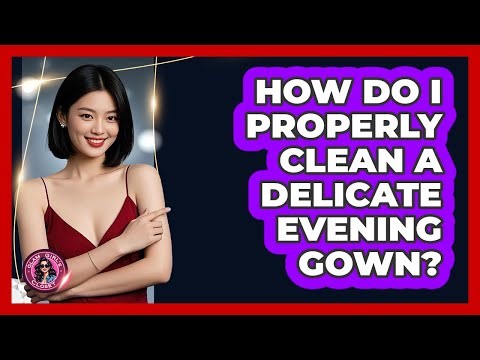 How Do I Properly Clean A Delicate Evening Gown? - Glam Girl's Closet