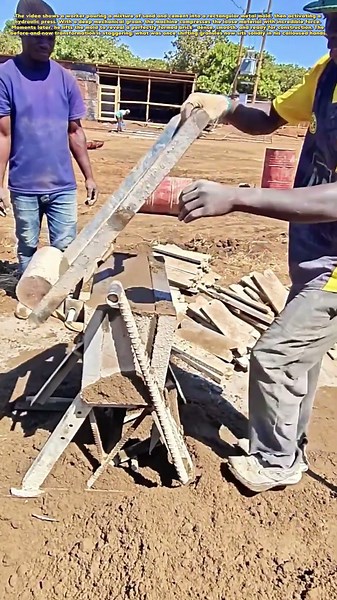 From Sand to Brick: How This Machine Turns Loose Soil into Solid Building Blocks