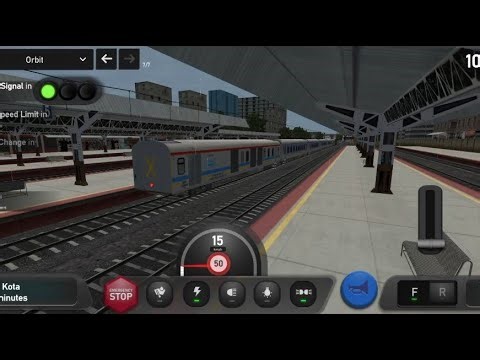 Rattlam To Mathura Junction Fully AC Journey Indian Train Simulator [Android iOs] Gameplay