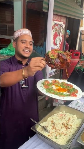 Zakir Bhai's amazing whole chicken magic.