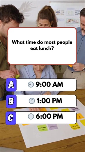 ☀️🕐 Lunchtime Time #quiz #fun #brainteaser #puzzle | Thinko
