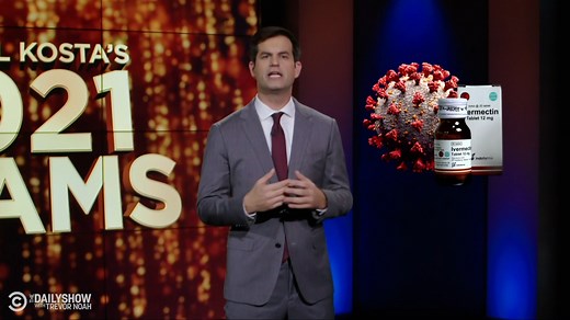 2021’s number 1 scam is…Ivermectin: the medicine for people who would take anything to prevent Covid, besides the free and effective vaccine that can prevent Covid. | The Daily Show