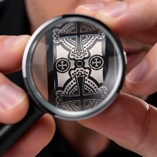 Black Men & Women's Tungsten Carbide Wedding Rings with Laser Etched Celtic Crosses & Beveled Edges