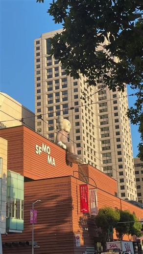 kaws exhibit at the sfmoma 🎨🎟️❤️‍🔥🖊️ #kaws #sfmoma #sf #museumtok #sanfrancisco