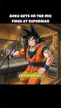 Goku just dropped a diss track on Superman and it's Insane 💀🔥