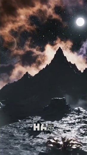 The sky was absolute darkness.