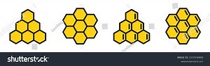 Honeycomb Set Icon Honey Bee Icon Stock Vector (Royalty Free) 2237430809 | Shutterstock