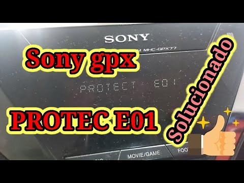 PROTECT E01 Sony gpx: Why does it fail? How do I fix it? Solved problem.