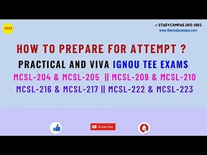how to prepare for practical and viva (online) | IGNOU