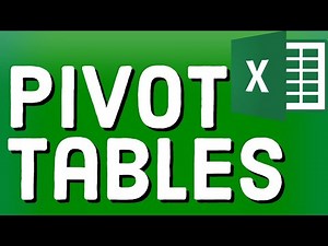 Learn Pivot Tables in Microsoft Excel | What is a Pivot Table & How to Create It
