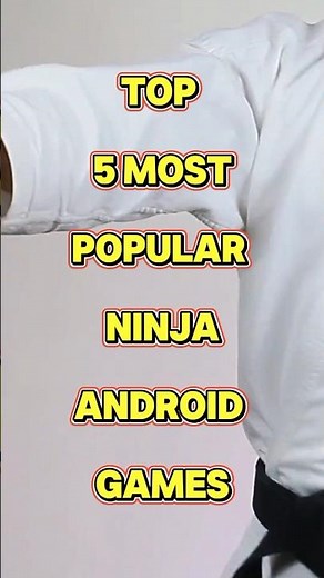 Top 5 most popular ninja android games 😱 | #ninjagame #shorts #populargames #top5games