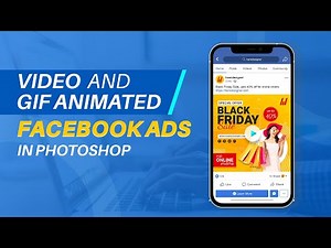 Create video banner ad or GIF animated banner ad for Facebook ads | Design Tutorials | Speed Art