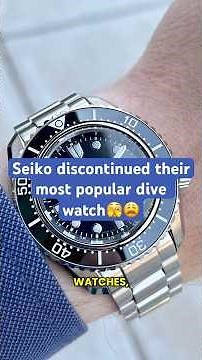 Why did Seiko discontinue one of their most popular dive watches? 🫣😩