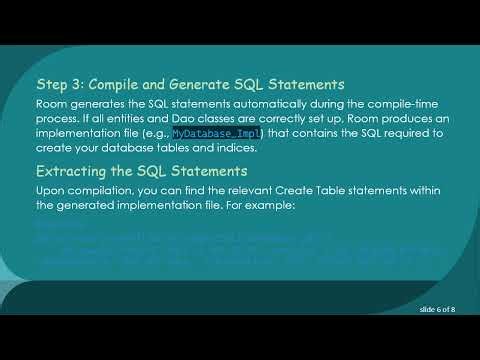 How to Generate a Database that Fits Your Room Scheme Using Android Room