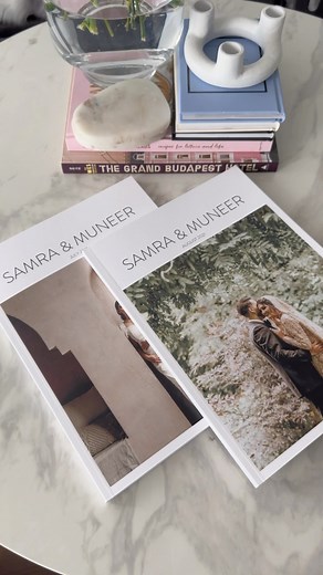 Samra on Instagram: "The colours. The drama. I’m absolutely obsessed 🥹 use my code SAMRA20 for 20% off your order at @milkbooks #wedding #weddingalbum #pakistaniwedding #foryoupage #weddingtiktok #weddingvibes"