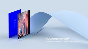 Optical Fiber-Powered 4K on the Go: The SOL Portable Display