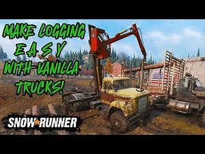 Do THIS when LOGGING in Michigan | SnowRunner