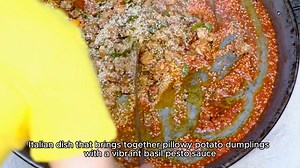 Homemade Gnocchi with Pesto