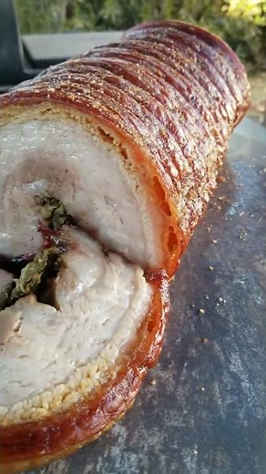 Smoked Pork Belly Porchetta Recipe