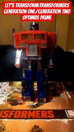 let's transform:Transformers Generation one / Generation Two Optimus prime #transformers #optimus