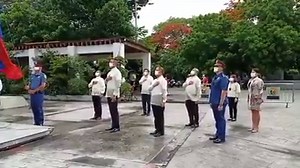 San Juan Mayor Francis Zamora leads the city's commemoration of the Philippine Independence Day on Friday, June 12 | Rappler