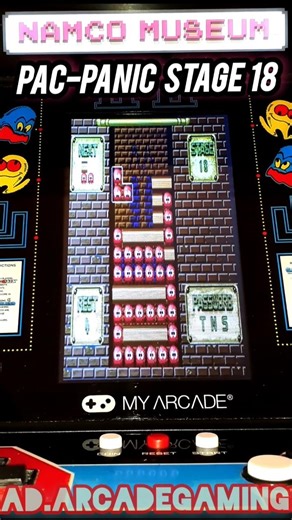 Pac-Panic Stage 18 Puzzle Mode ☆ Namco Museum Mini Player