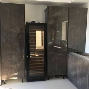 2.5K views · 24 reactions | In our most recent #Wrenovation this customer added an extra dimension to their kitchen with a large integrated wine cooler into Milano wall units. Approved Wren installer The Kitchen Installers Limited and our expert designers made the magic happen and the result is incredible  There really is endless choice with Infinity ❤️️ | Wren Kitchens | Facebook