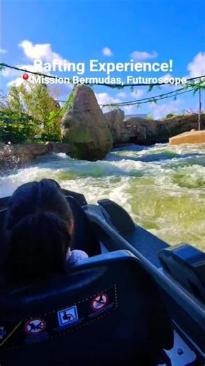 Experience the rafting section of the New for 2025 Mission Bermudas water ride at Futuroscope!