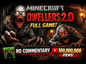 Minecraft Dwellers 2.0 Addon Gameplay | Full Gameplay | Broken Hud | Horror Minecraft Edition