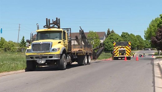 Boom truck causes power outage to thousands of Utilities Kingston customers.