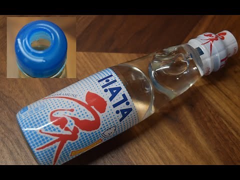How To Open Marble Soda - HATA / RAMUNE - Japanese Soda Drink