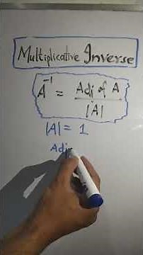 Multiplicative Inverse of Matrices | Easy Explanation with Examples (‪@MuhammadMustafaShah-u4x‬ )