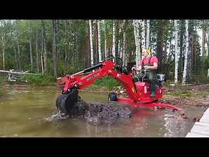 Bronco 360 ATV kaivuulaite rannan ruoppaus