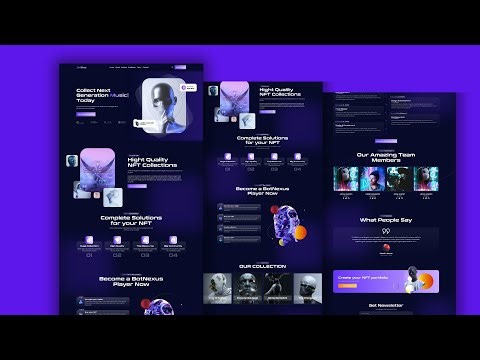 Complete Frontend Project for beginners | Modern UI design tutorial 2025