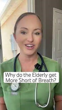 Why do the elderly get more short of breath? #health