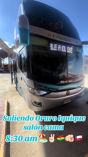 Viaje de Oruro a Iquique: Residentes Bolivianos
