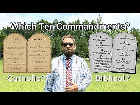 Which Ten Commandments?