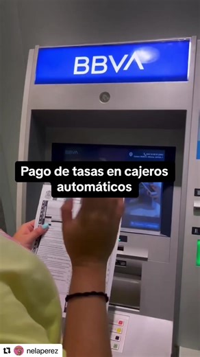 Pago de tasas en cajeros automáticos en España