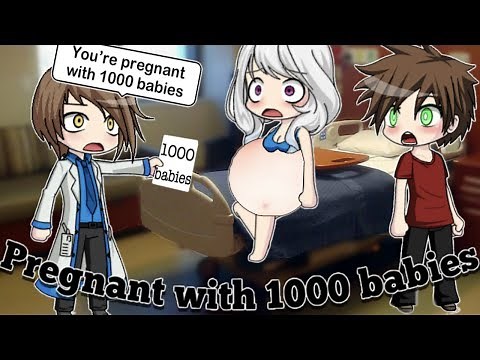 Pregnant with 1000 babies | short mini movie | Gacha studio