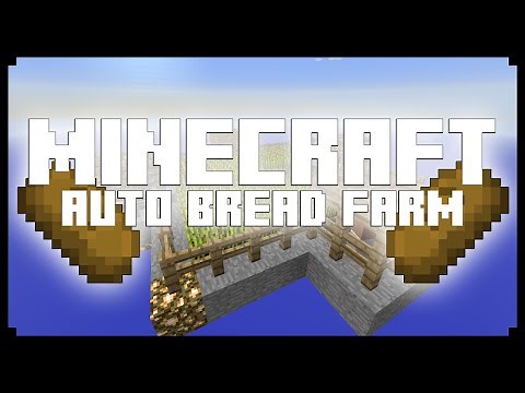 Minecraft: AUTO BREAD FARM! (Minecraft 1.8.7 Tutorial) | iJevin