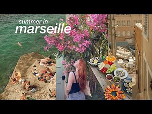 summer in marseille vlog 🐚 beaches, food, and first impressions of the south of france