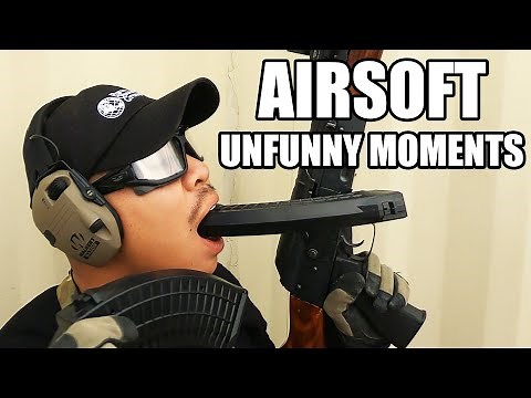 Airsoft Unfunny Moments - Eating Mags, Jumpscares, and Hehehehah!