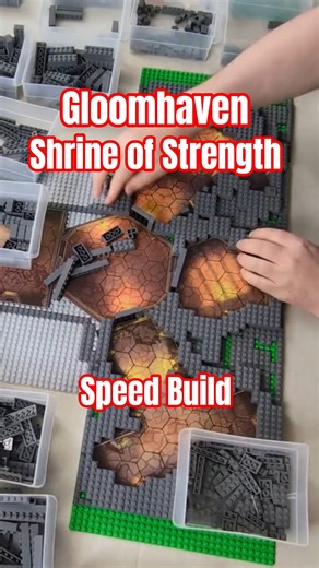 Building Gloomhaven’s Shrine of Strength from LEGO Bricks! | MOC Speed Build