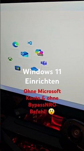 Windows 11 einrichten ohne Microsoft Konto & ohne BypassNRO Befehl!