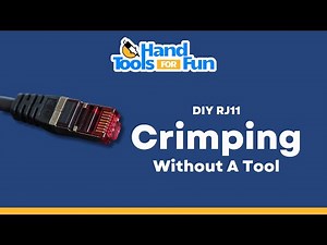 DIY RJ11 Crimping without a Tool
