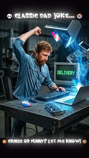 How to download a new PC instantly 💻 #chucknorris #tech #funny 🇺🇸