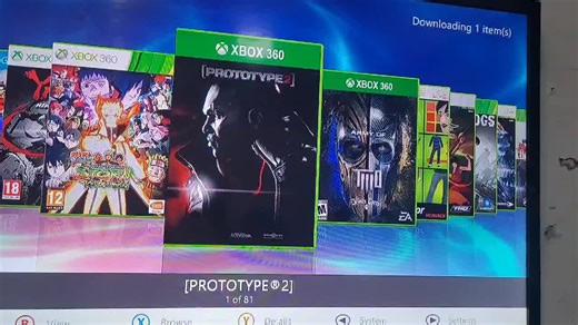 Xbox 360 with 81 games and 2 controllers $150