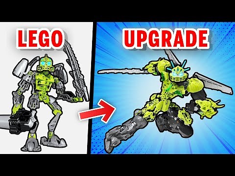 Using LEWA's LEGO Parts To Build Bionicle MOCs