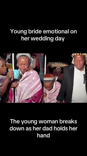 A young woman is going viral as she is seen breaking down in an emotional video take on her wedding day #AfricanMovies #sama28 #sama #sama28tiktok #viral #bride #wedding #emotional #shembe
