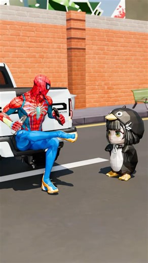 Spider-Man receives a call from Gugugaga #spiderman #gugugaga #animation #short #marvel